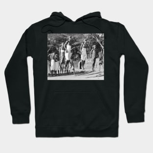 maasai warrior jumping dance Hoodie